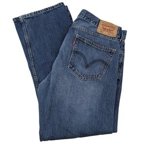 Levis 527 Mens Bootcut Jeans Medium Wash Blue Denim 34x30 100% Cotton 05527-4257